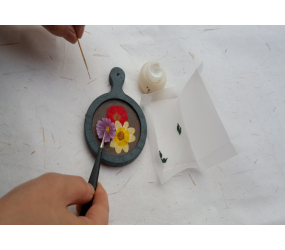 꽃담은 한지거울 만들기