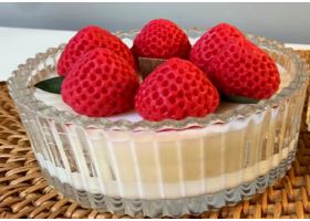 딸기 캔들 만들기