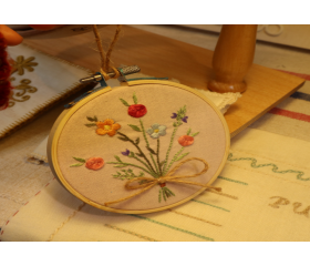 [현장체험] 꽃자수 수틀액자 만들기